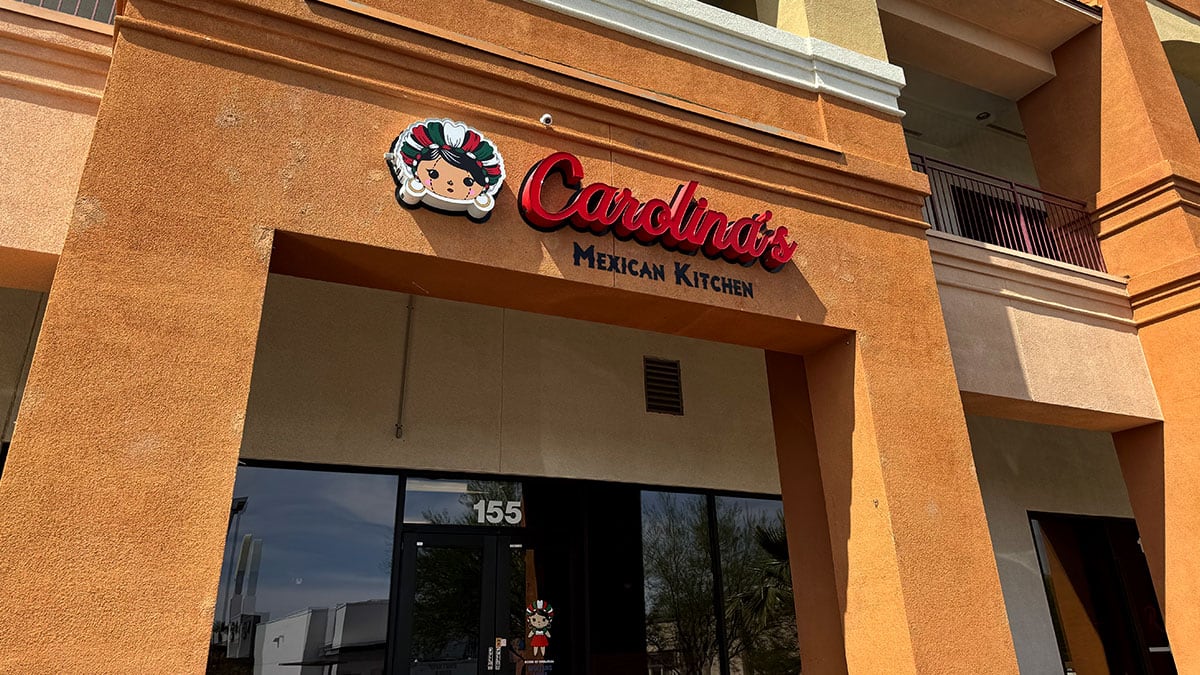 Carolina's Mexican Kitchen storefront, Suite 155